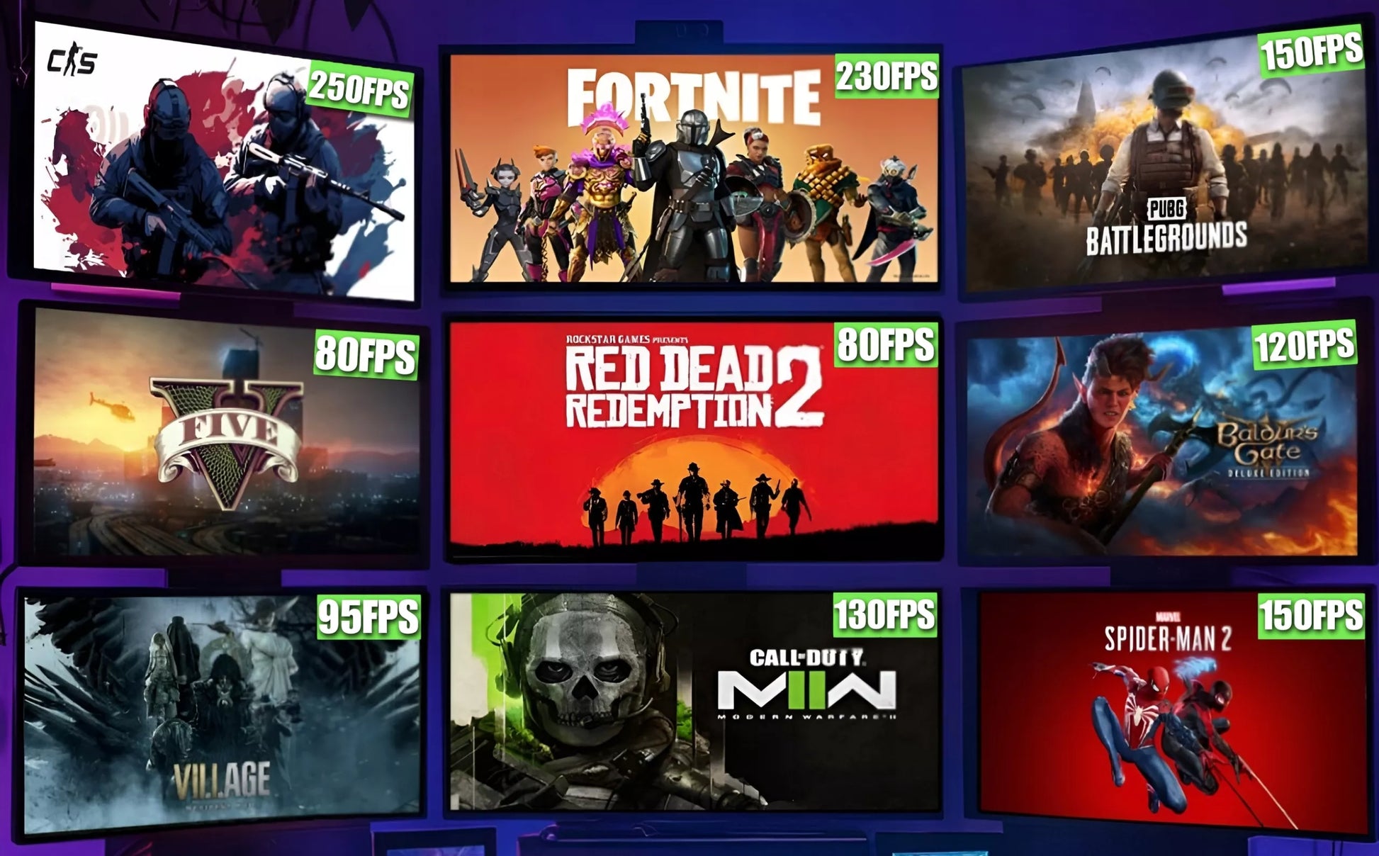 Žaidimų kompiuterių komplektas – Ryzen 7 5700X, RTX 5060 8GB, 32 GB RAM, Windows 11, 27″ 100 Hz monitorius