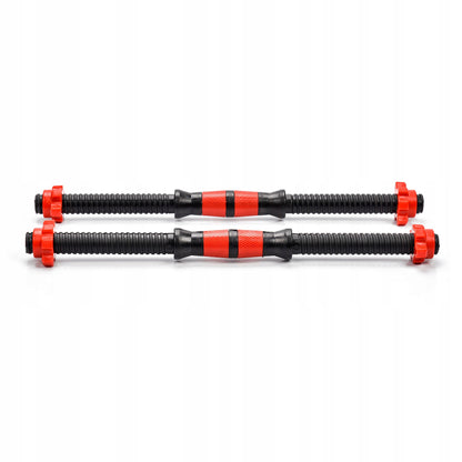 Reguliuojamų bituminių hantelių rinkinys METEOR 2x15 kg jėgos treniruotėms