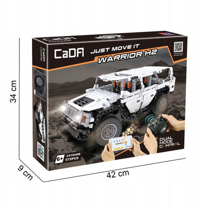 Statybinių kaladėlių rinkinys CADA TRANSPORTAS WARRIOR H2 DVIGUBO REŽIMO VALDYMAS