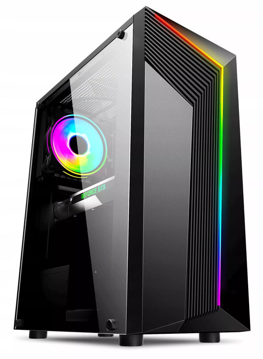 Žaidimų kompiuteris su 24″ LED – Ryzen 5, Radeon RX, 16 GB RAM, 1 TB SSD, Windows 11