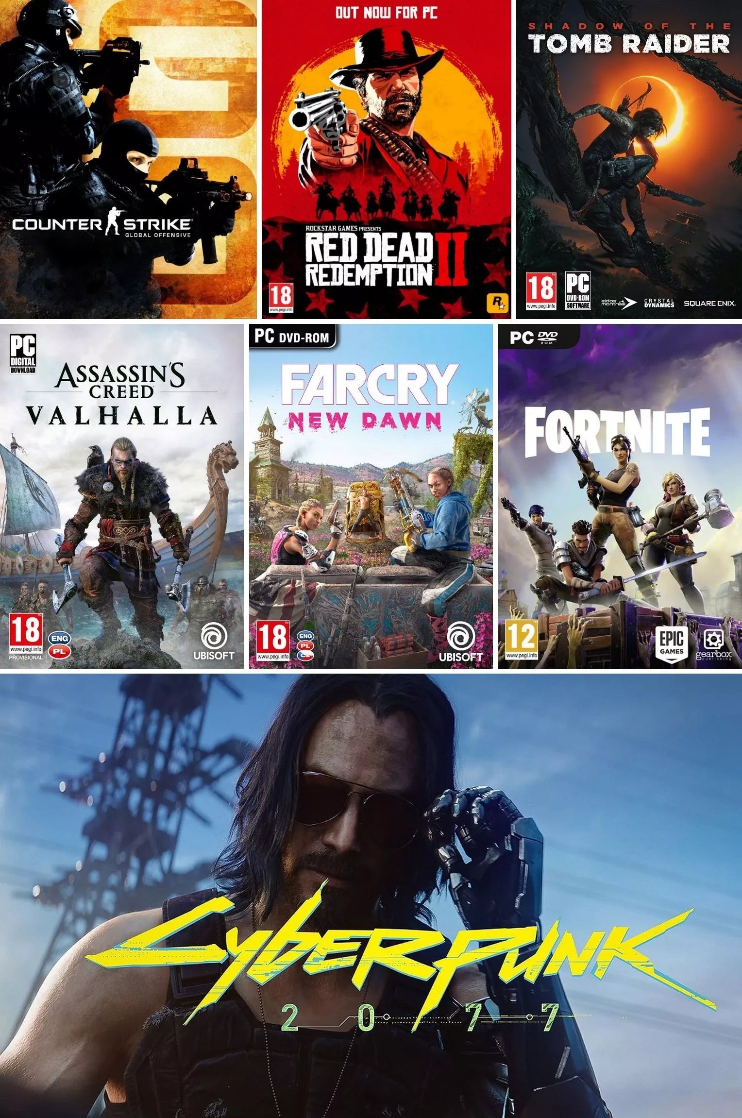 Žaidimų kompiuterio rinkinys – Ryzen 5, Radeon RX VEGA, 16 GB RAM, 1 TB SSD, 24″ LED monitorius, Windows 11