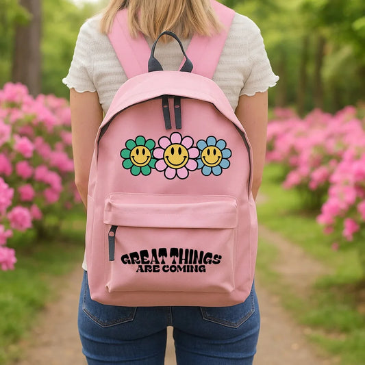 Kuprinė su penalu „Great Things“ (rožinė)