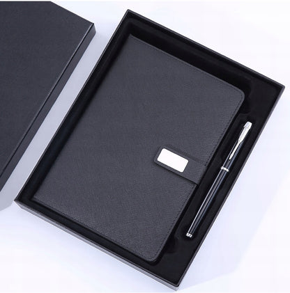 Dovanų rinkinys: Termosas su LED ekranėliu, rašiklis, užrašų knygelė. Dovana šventėms.