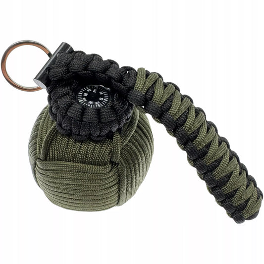 Išgyvenimo rinkinys JB Tacticals Paracord granata 28m 38w1 su skiltuvu