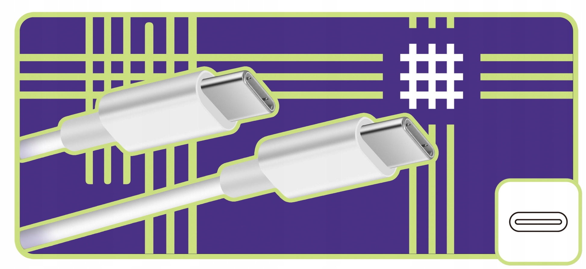 Rinkinys | Greitas sieninis USB TYPE-C įkroviklis + TYPE C laidas | PD20W 3000mA