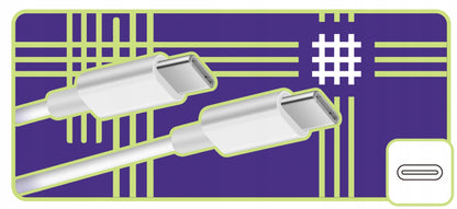 Rinkinys | Greitas sieninis USB TYPE-C įkroviklis + TYPE C laidas | PD20W 3000mA