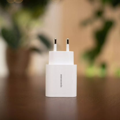 USB-C sieninis kroviklis 20W + Lightning kabelis iPhone