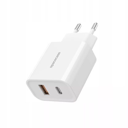 USB-C sieninis kroviklis 20W + Lightning kabelis iPhone