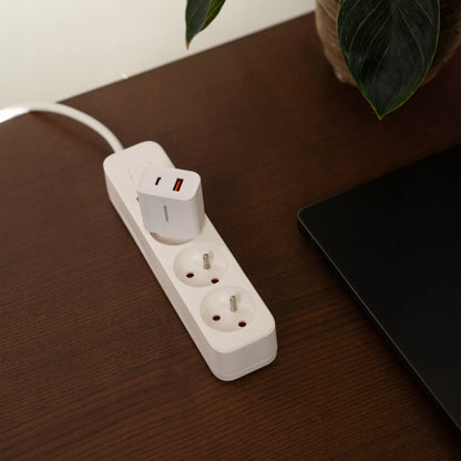 USB-C sieninis kroviklis 20W + Lightning kabelis iPhone