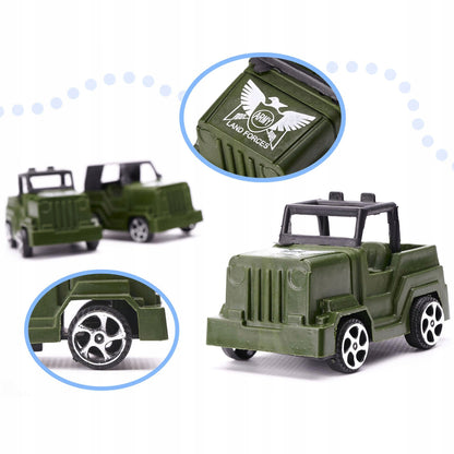 Plastikiniai kareivėliai Rinkinys 307 Elementai Figūrėlės Karinė Bazė Armija