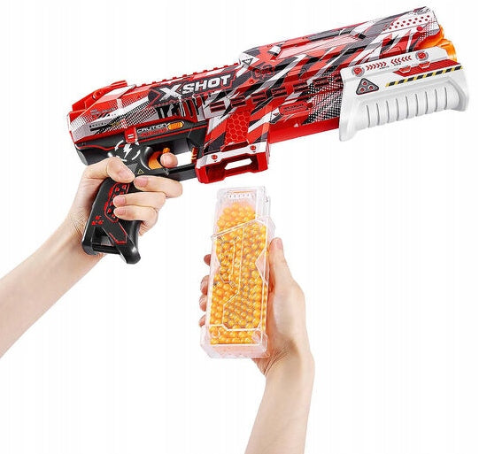 ZURU XSHOT Pistoletas-vandens  gelio rutuliukams CLUTCH + priedai 209 14+