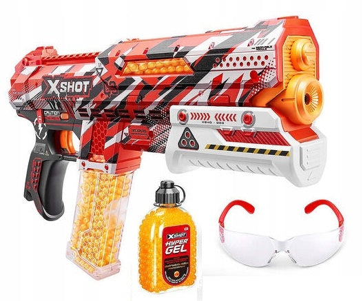 ZURU XSHOT Pistoletas-vandens  gelio rutuliukams CLUTCH + priedai 209 14+