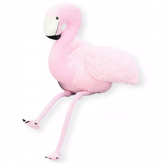 Gigantiškas žaislas pliušinis didelis rausvas lokys didelis flamingas 150 cm