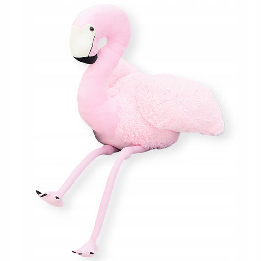 Gigantiškas žaislas pliušinis didelis rausvas lokys didelis flamingas 150 cm