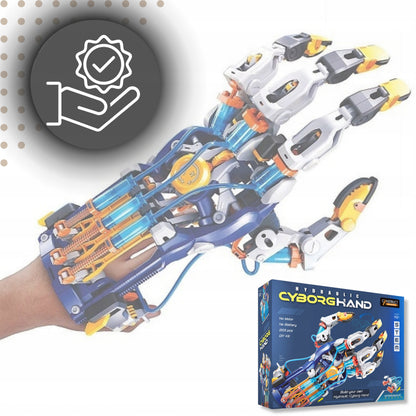 Interaktyvus Edukacinis Robotas Vaikams: Hidraulinė Kiborgo Ranką