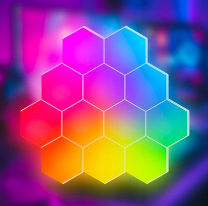 Žaidimų apšvietimas „HexaGlow RGB“ (12 vnt.)