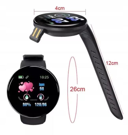 Moteriskas laikrodis MK-Tech SMARTWATCH pedometras pulsometras