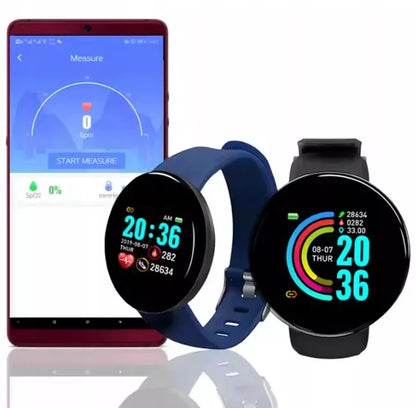 Moteriškas laikrodis / MK-Tech / SMARTWATCH / žingsniamatis / pulsometras / violetinis