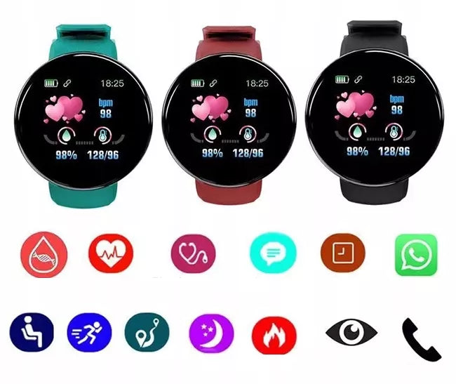 Moteriškas laikrodis / MK-Tech / SMARTWATCH / žingsniamatis / pulsometras / žalias
