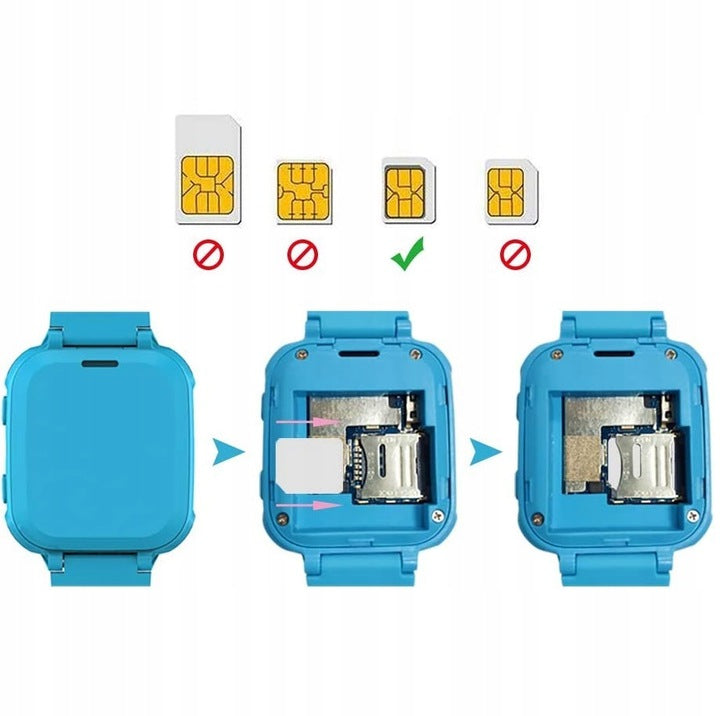 Vaikiškas išmanusis laikrodis GPS lokatorius daug funkcijų