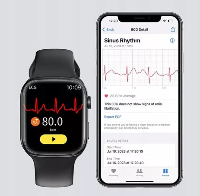 Vyriškas laikrodis MK-Tech smartwatch pulsometras daugybė funkcijų