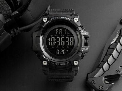 Vyriškas laikrodis SKMEI karinis elektroninis daugiafunkcis