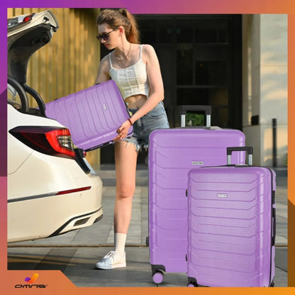 3 kelioninių lagaminų rinkinys 3in1 ABS bagažas lagaminas ant ratukų 94L+63L+40L