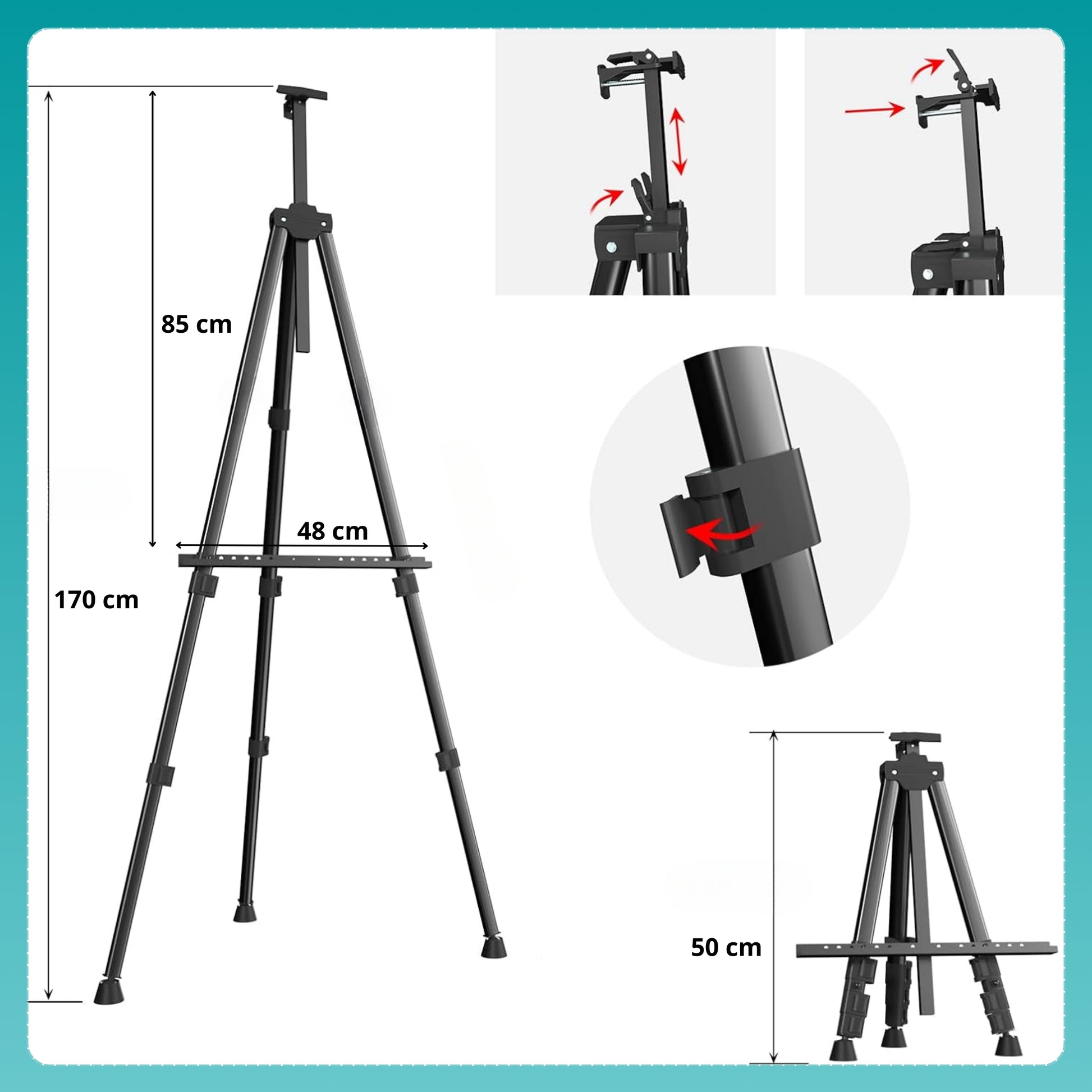 Meno tapybos rinkinys su molbertu, dažais, dovana vaikams