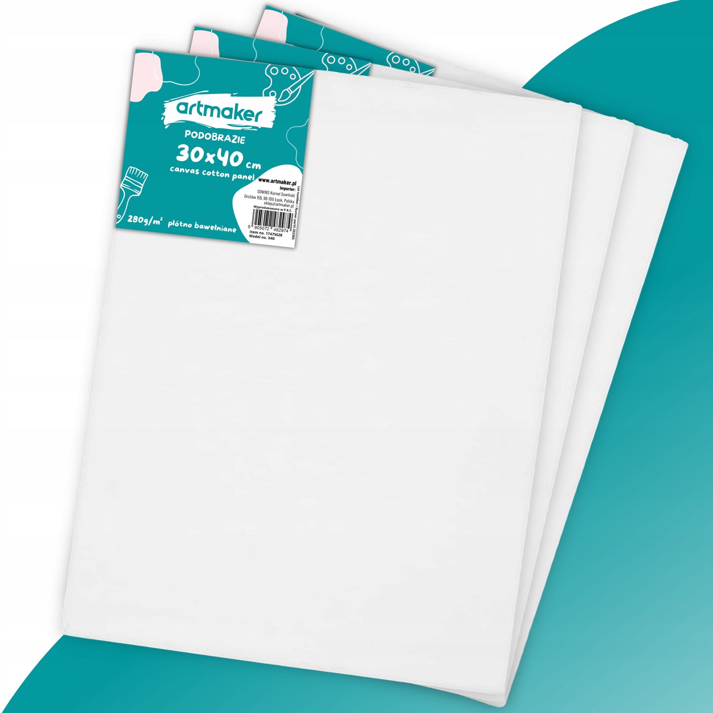 Meno tapybos rinkinys su molbertu, dažais, dovana vaikams