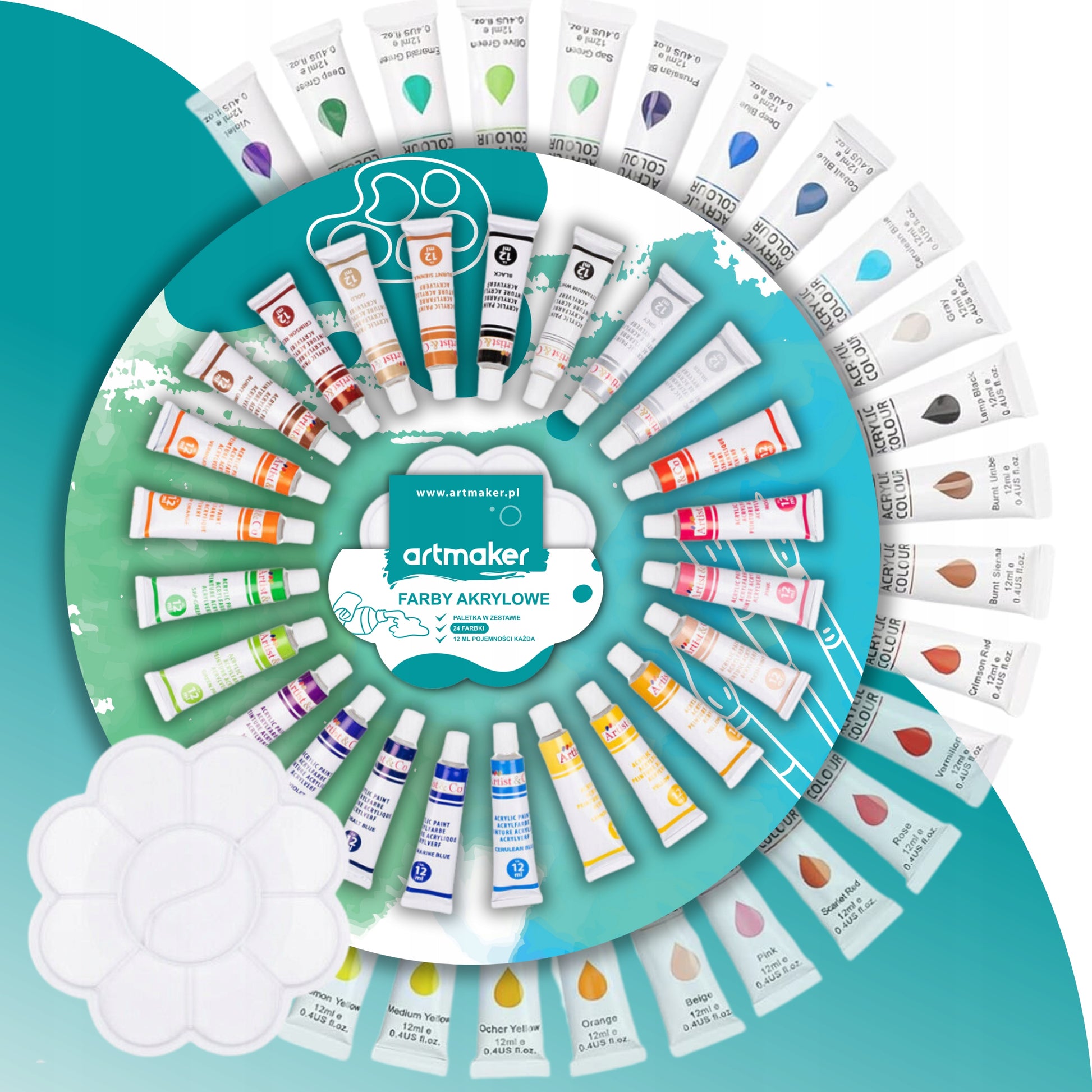 Meno tapybos rinkinys su molbertu, dažais, dovana vaikams