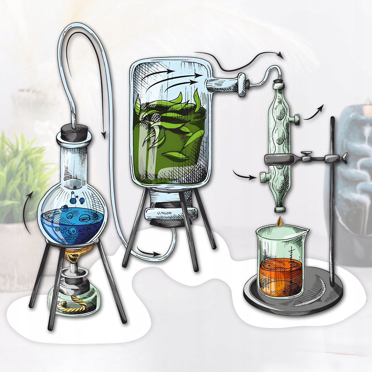 Natūralių aliejų rinkinys pirčiai 20 vnt. ALL