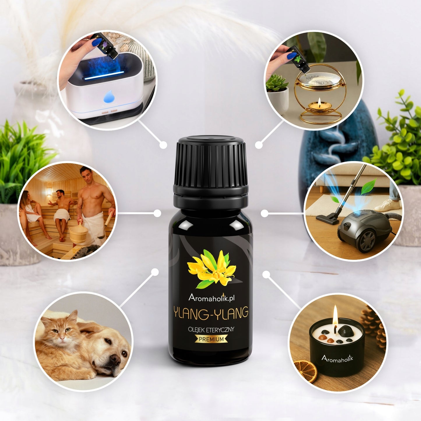 Natūralių aliejų rinkinys pirčiai 20 vnt. ALL