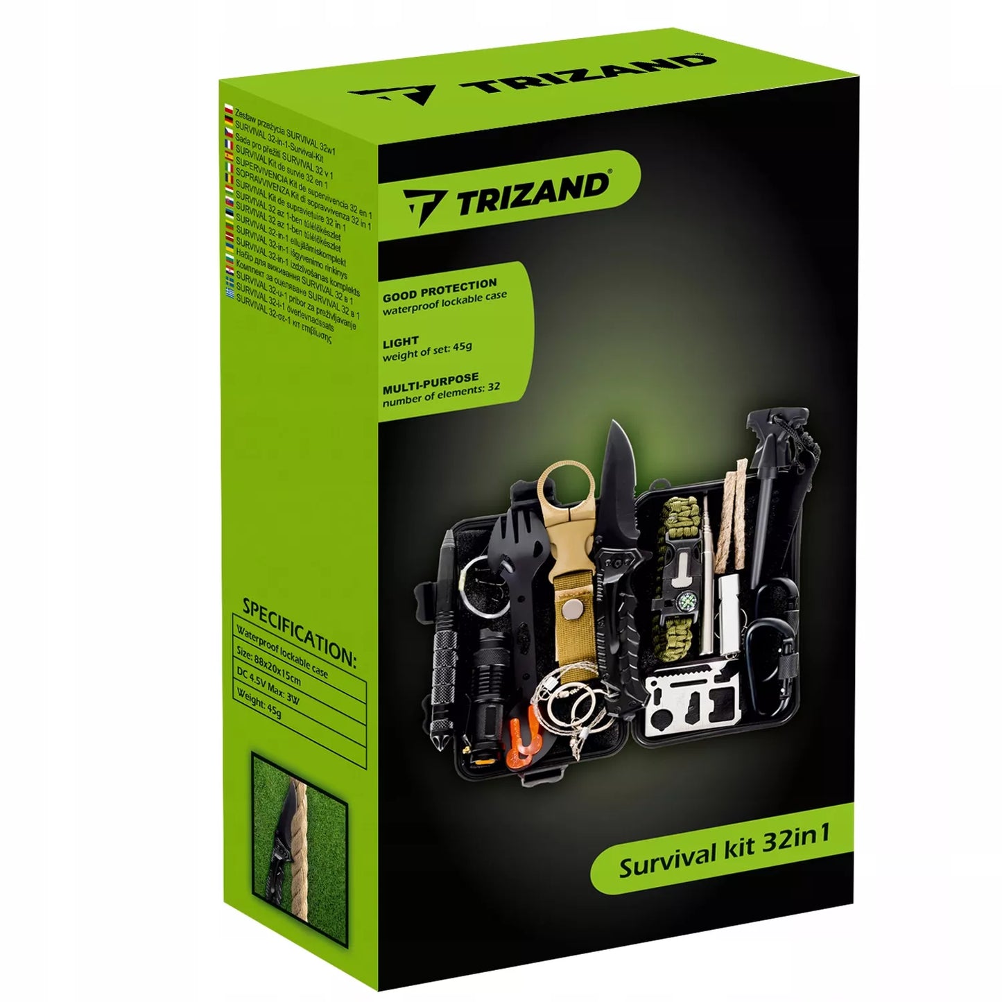 Karinis išgyvenimo rinkinys 32in1 Multitool