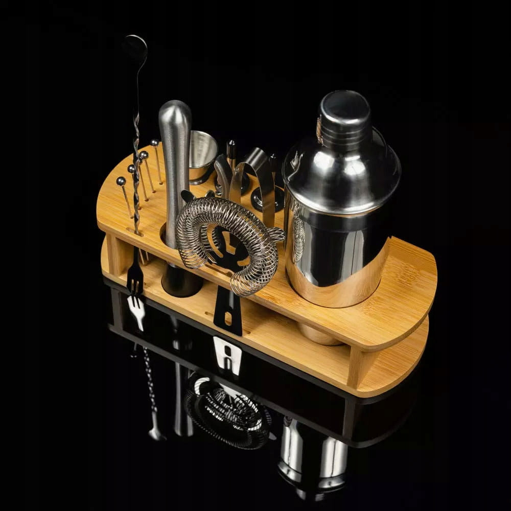 Barmeno Rinkinys Shaker, 16 Elementų, Sidabrinis