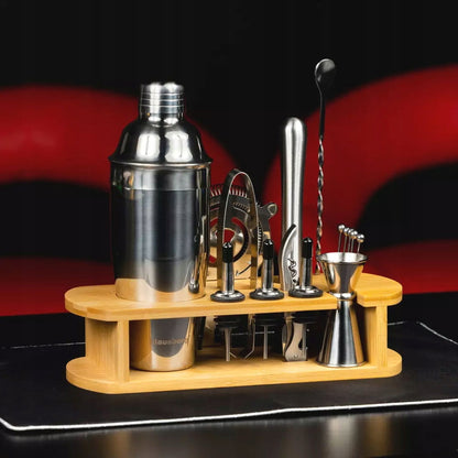 Barmeno Rinkinys Shaker, 16 Elementų, Sidabrinis
