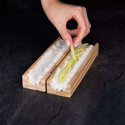 Startinis sushi rinkinys – lazdelės, kilimėlis, maker Bazooka, dovana