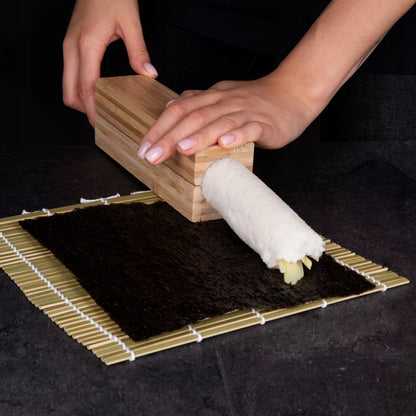 Startinis sushi rinkinys – lazdelės, kilimėlis, maker Bazooka, dovana