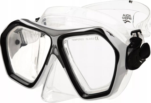 Nardymo komplektas – kaukė ir snorkelis jaunimui bei suaugusiems