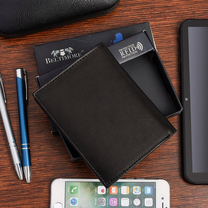 Vyriškas odinis piniginės ir diržo komplektas Beltimore