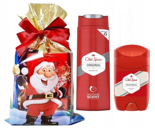 Dovanų rinkinys OLD SPICE Original Dušo želė XXL 400 ml + dezodorantas vyrui