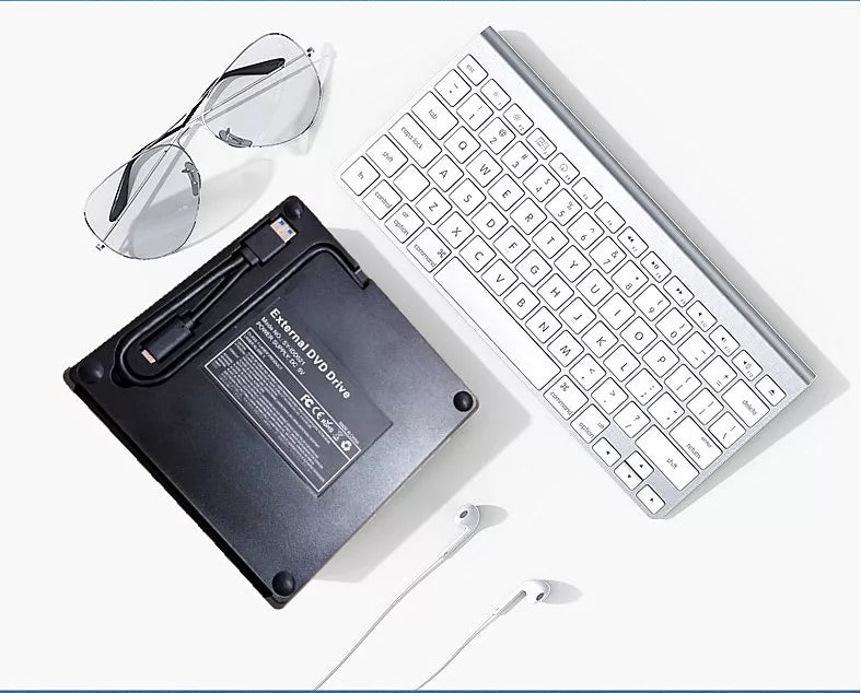 Išorinis DVD CD USB-C 3.0 grotuvas rašytuvas nešiojamam kompiuteriui