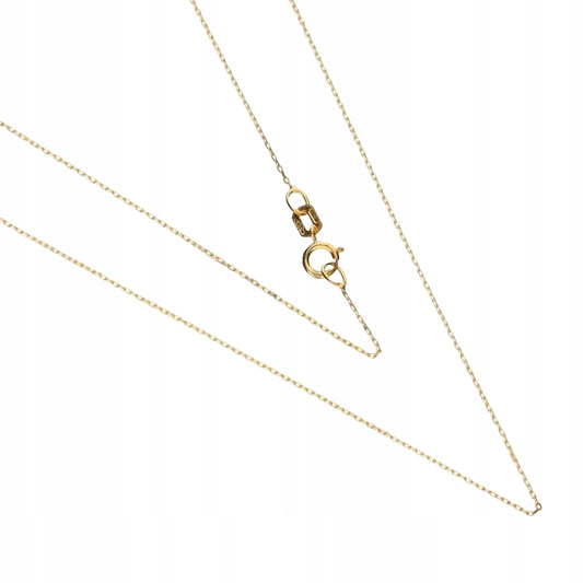 Klasikinė auksinė grandinėlė iš 585 prabos aukso, 45 cm, dovanai