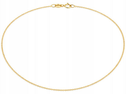 Subtili 585 prabos auksinė grandinėlė, 50 cm, klasikinė dovana