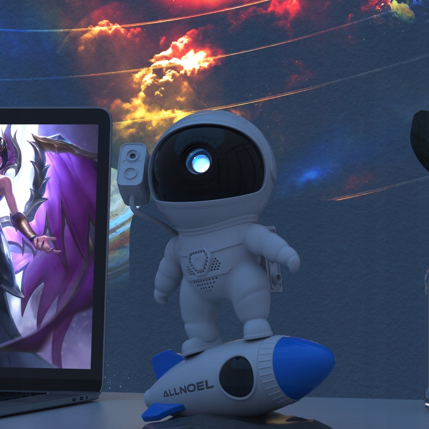 Žvaigždžių projektorius Astronautas (13 projekcijų)