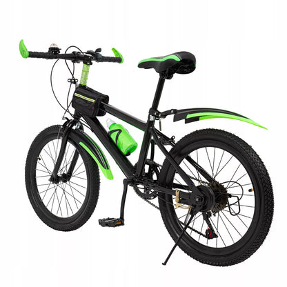 Vaikiškas kalnų dviratis MTB 20" berniukams ir mergaitėms, žalias