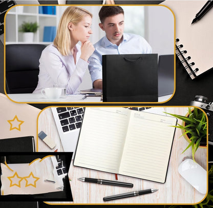 Dovanų rinkinys: Termosas su LED ekranėliu, rašiklis, užrašų knygelė. Dovana šventėms.