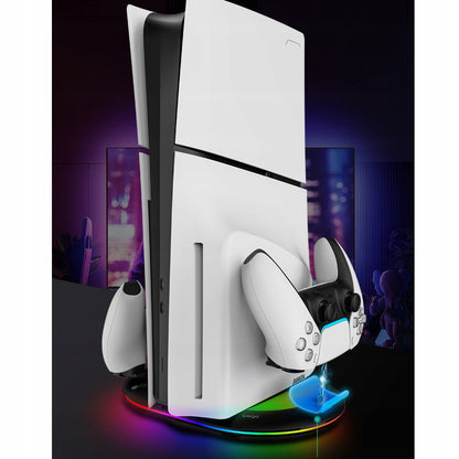 RGB įkrovimo stotelės stovas Sony PlayStation PS5 Slim / PS5 Pro