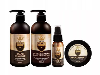 Profesionalus barzdos priežiūros rinkinys, dovana vyrams, kosmetikos krepšys