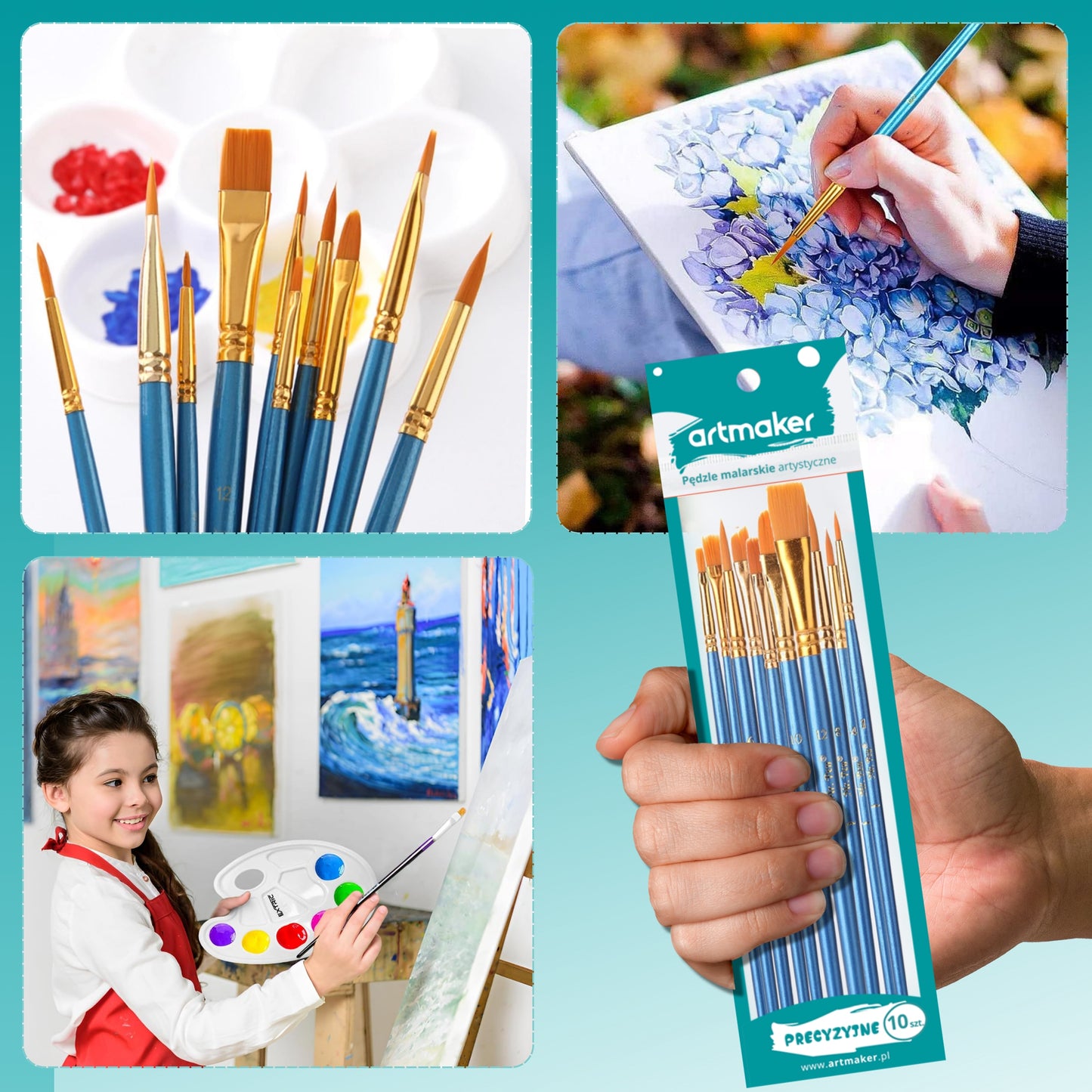 Meno tapybos rinkinys su molbertu, dažais, dovana vaikams