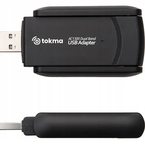 AC1300 belaidis USB Wi-Fi tinklo adapteris su antenomis 1300Mbps 5GHz WPA3